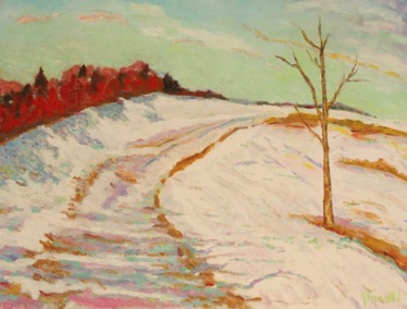Sentiero con neve